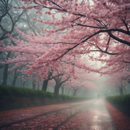 벚꽃 비 (in the rain of cherry blossoms)