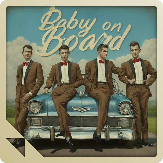 The Be Sharps - Baby On Board, Barbershop